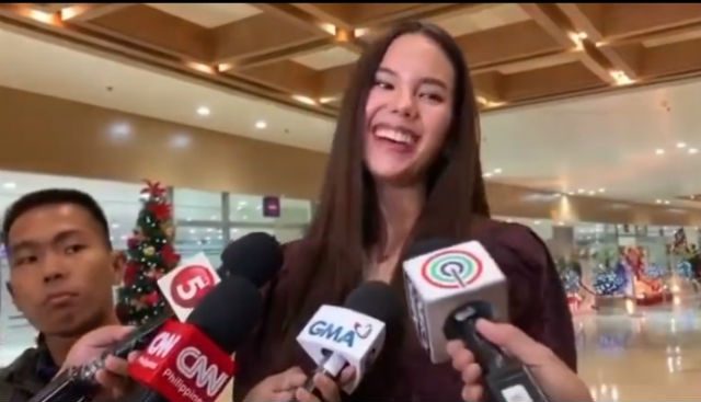 Catriona Gray back in Manila, plans to pursue music career