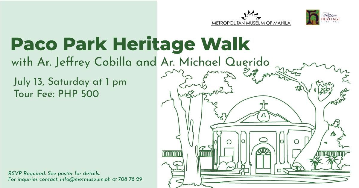 Get to know Paco Park at this heritage walk