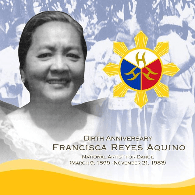 MOTHER OF FILIPINO DANCE. Francisca Reyes Aquino is regarded as the mother of Filipino dances, documenting them  and compiling it to become a book. Photo from NCCA. 