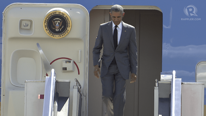 Obama arrives in Manila for APEC Summit