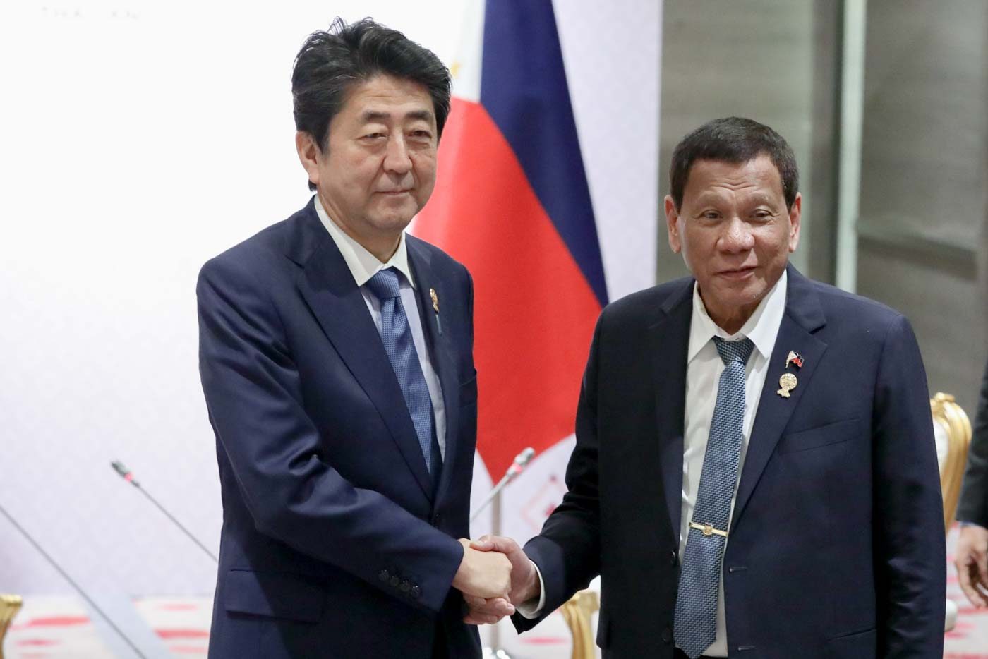 Duterte, Abe discuss comfort women, South China Sea in meeting