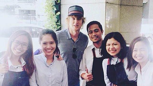 LOOK: Owen Wilson visits the Philippines