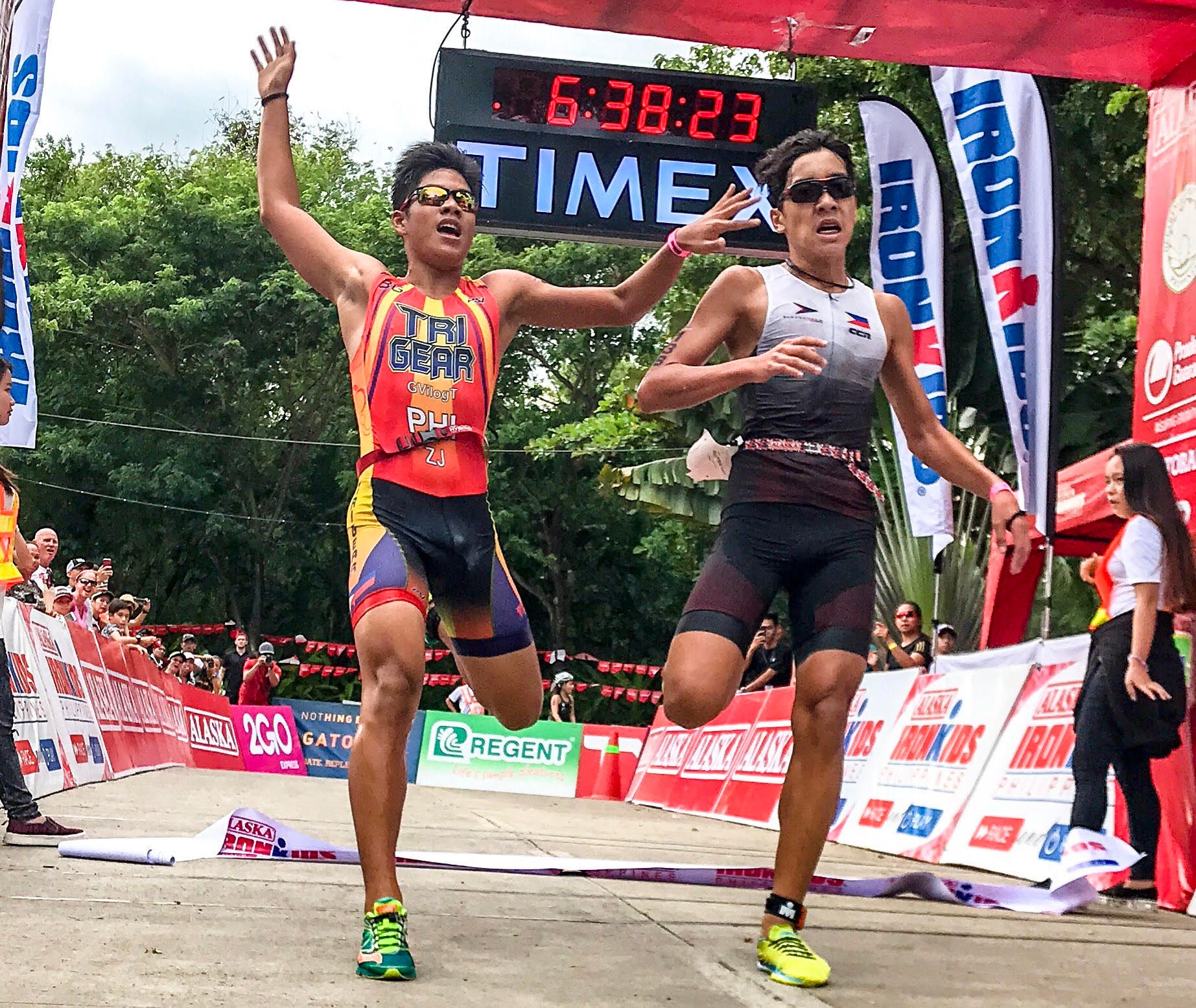 2018 Ironkids: Borja nips Pusing by fraction of a second
