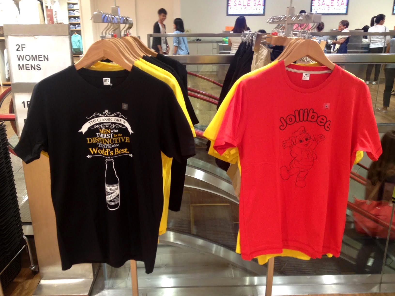 BEE OR BEER? Similarly with the Jollibee t-shirts, the San Miguel Pale Pilsen t-shirts will be sold in Southeast Asian countries like Indonesia, Malaysia, and Indonesia. It retails in the Philippines for P390 each ($8.68). 
