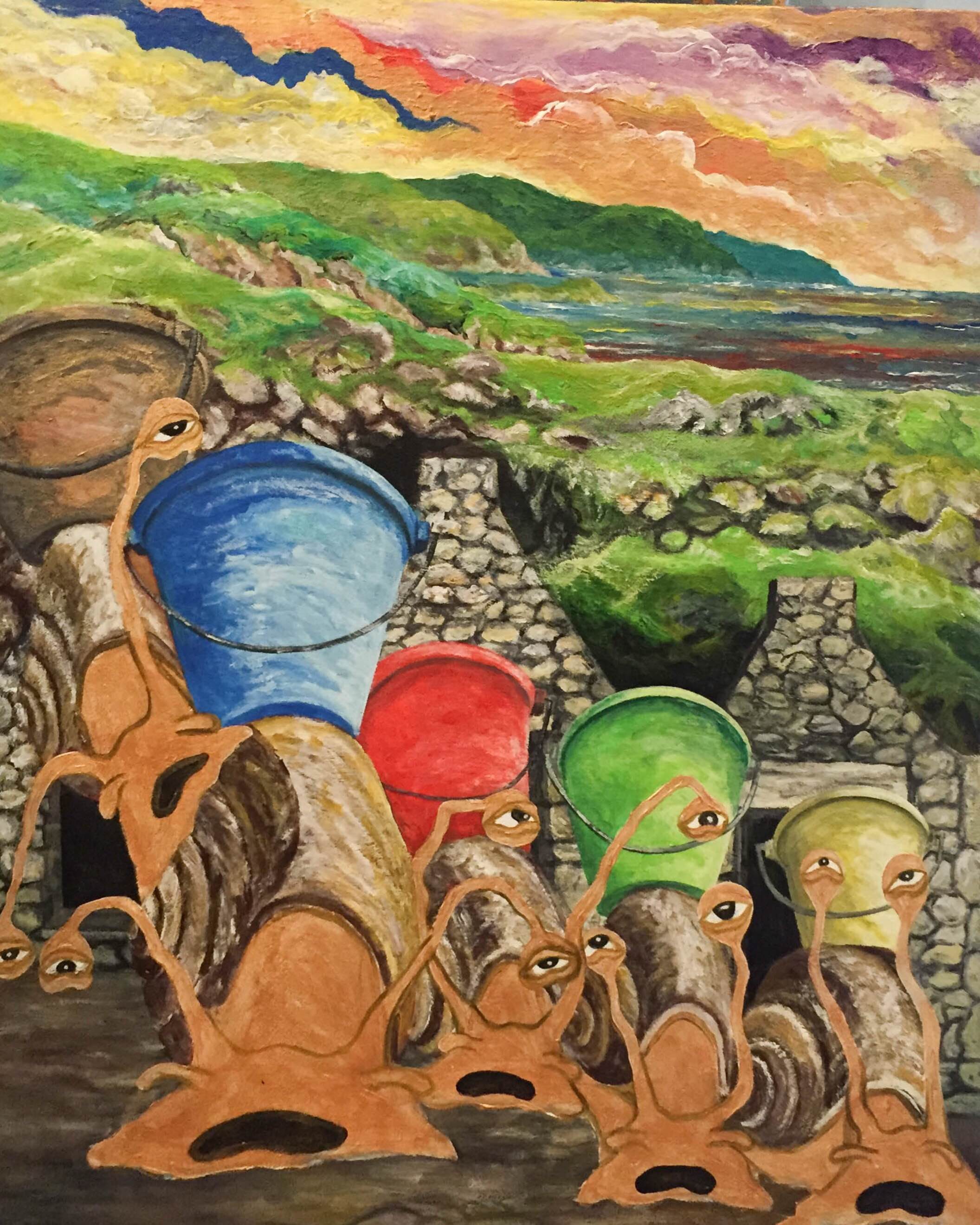 A surrealist view of the Batanes water crisis.    