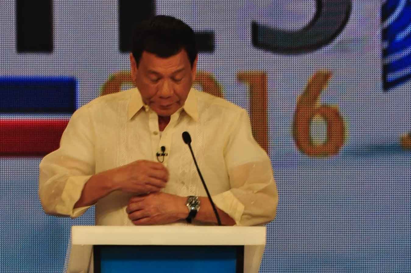 Duterte emphasizes nationality, deadline for fighting crime