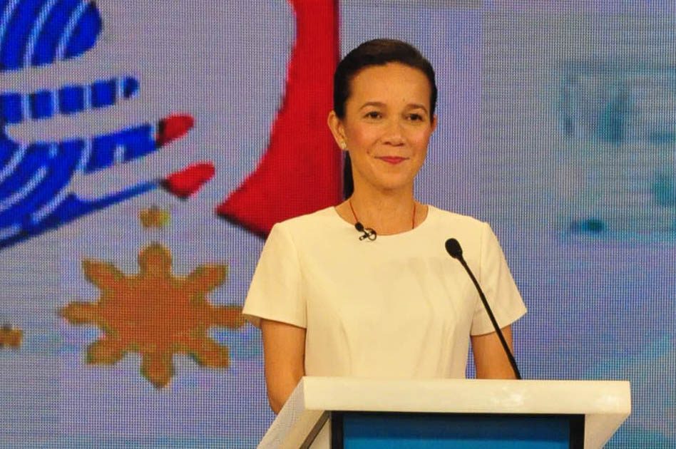 CUT TAX RATES. The senator says she plans to lower tax rates in the Philippines. Photo courtesy COMELEC EID 