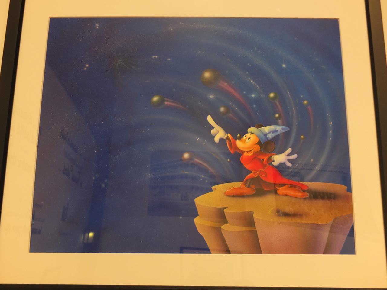 FANTASIA. One of the photos of Mickey Mouse from the movie 'Fantasia.'  
