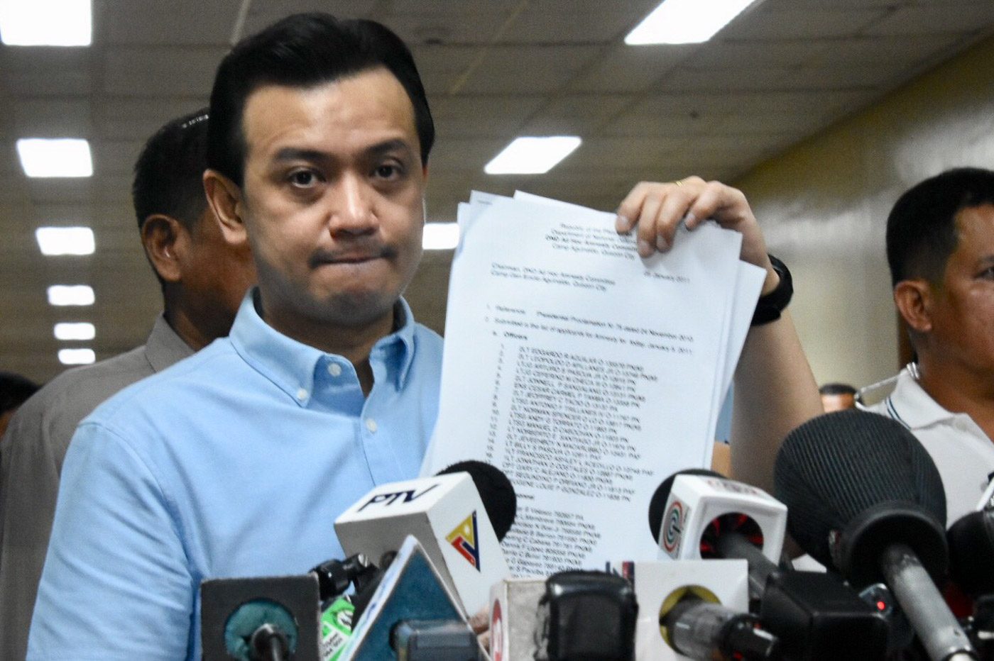 Trillanes vows to run after Guevarra, Calida, DND officials over amnesty issue