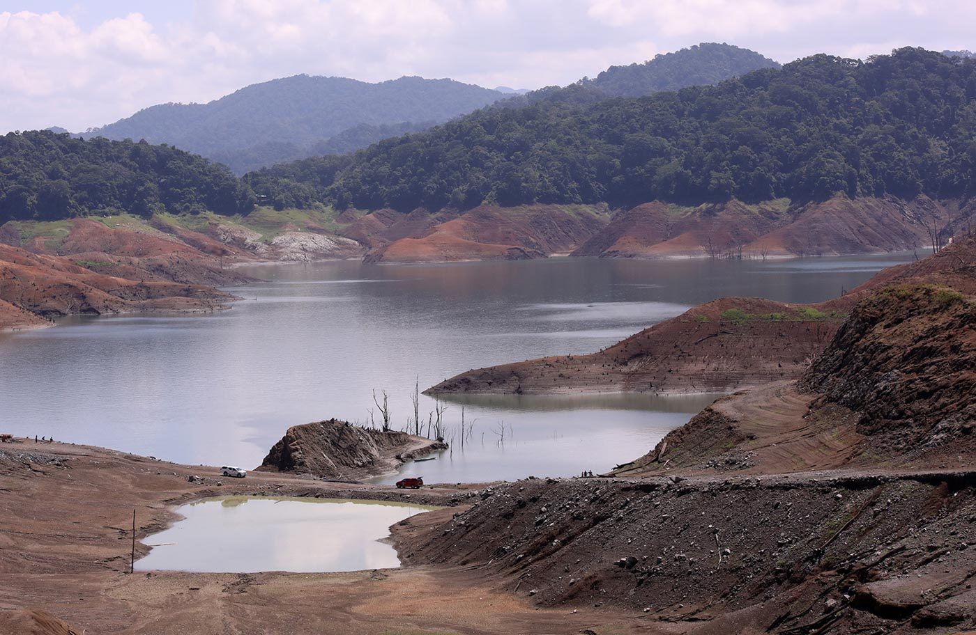 Yes, it’s raining, but not much over Angat Dam