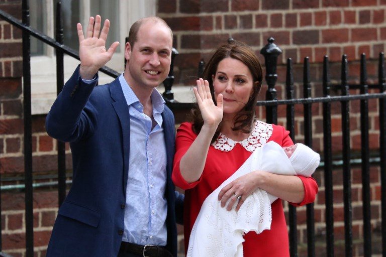 IN PHOTOS: Prince William, Duchess Kate return home with new royal baby