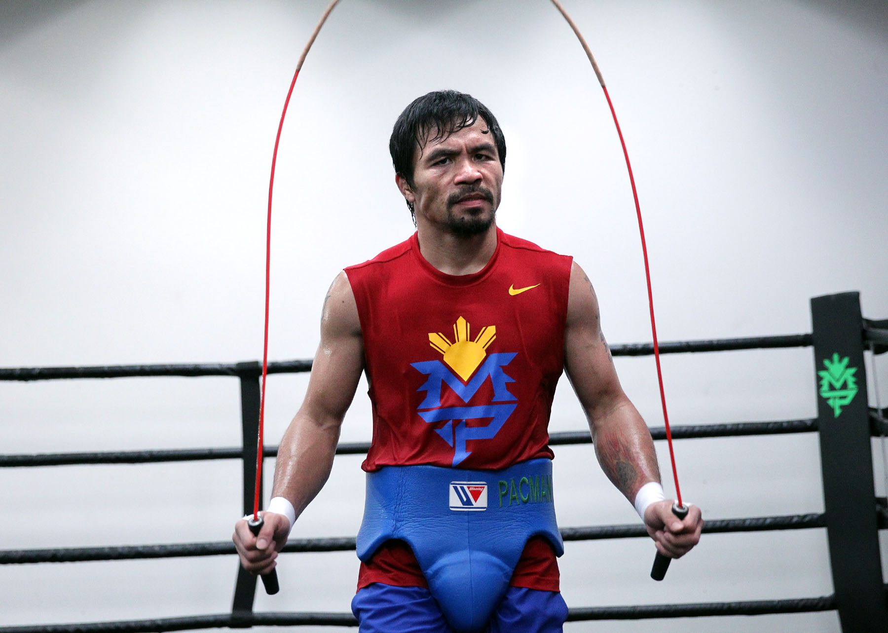 WATCH: Pacquiao does intense strength training at UCLA