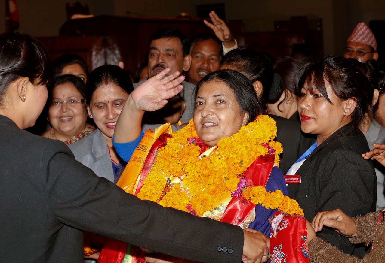 Nepal’s parliament elects first female president