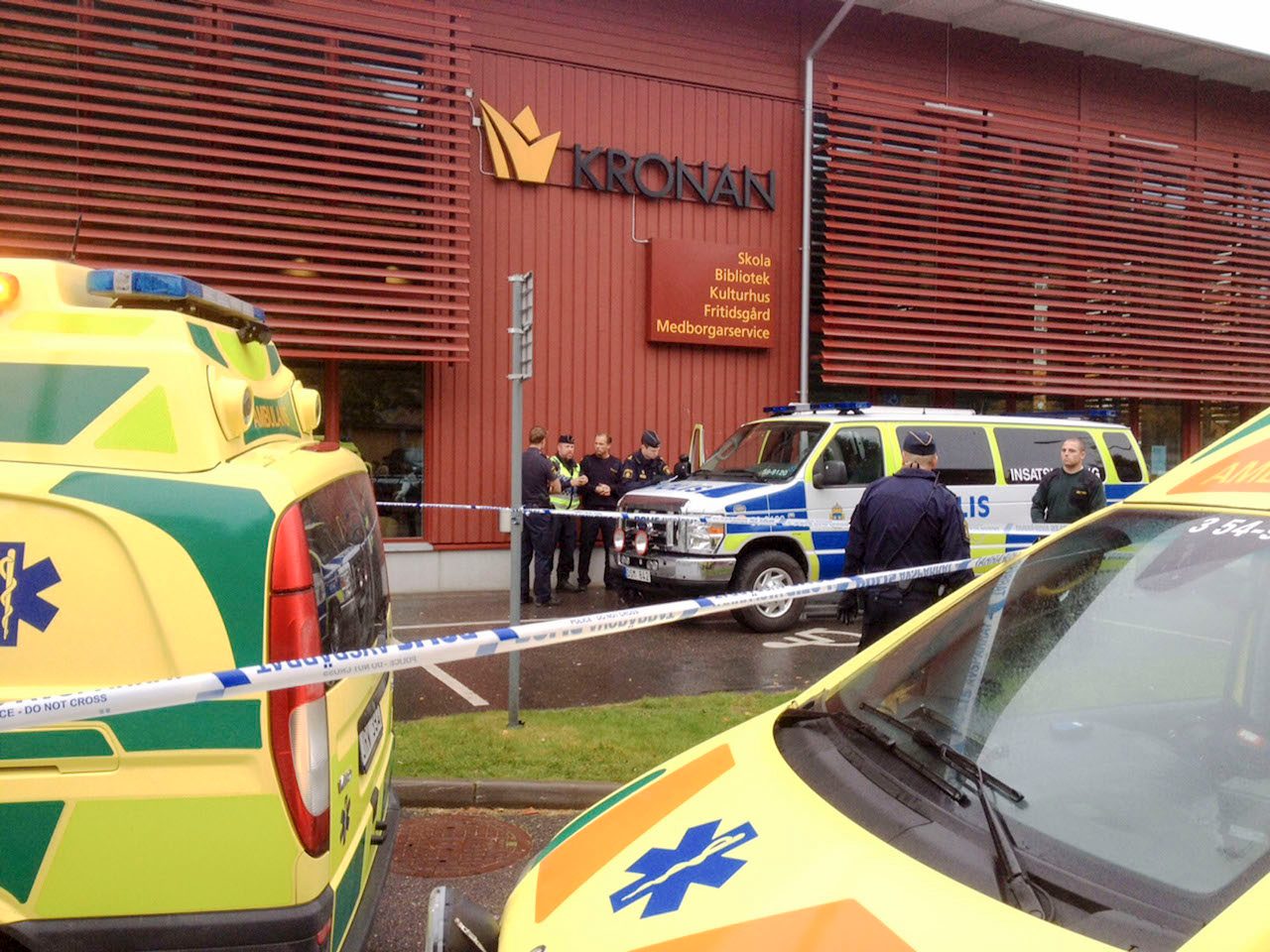 2 killed in sword attack on Sweden school