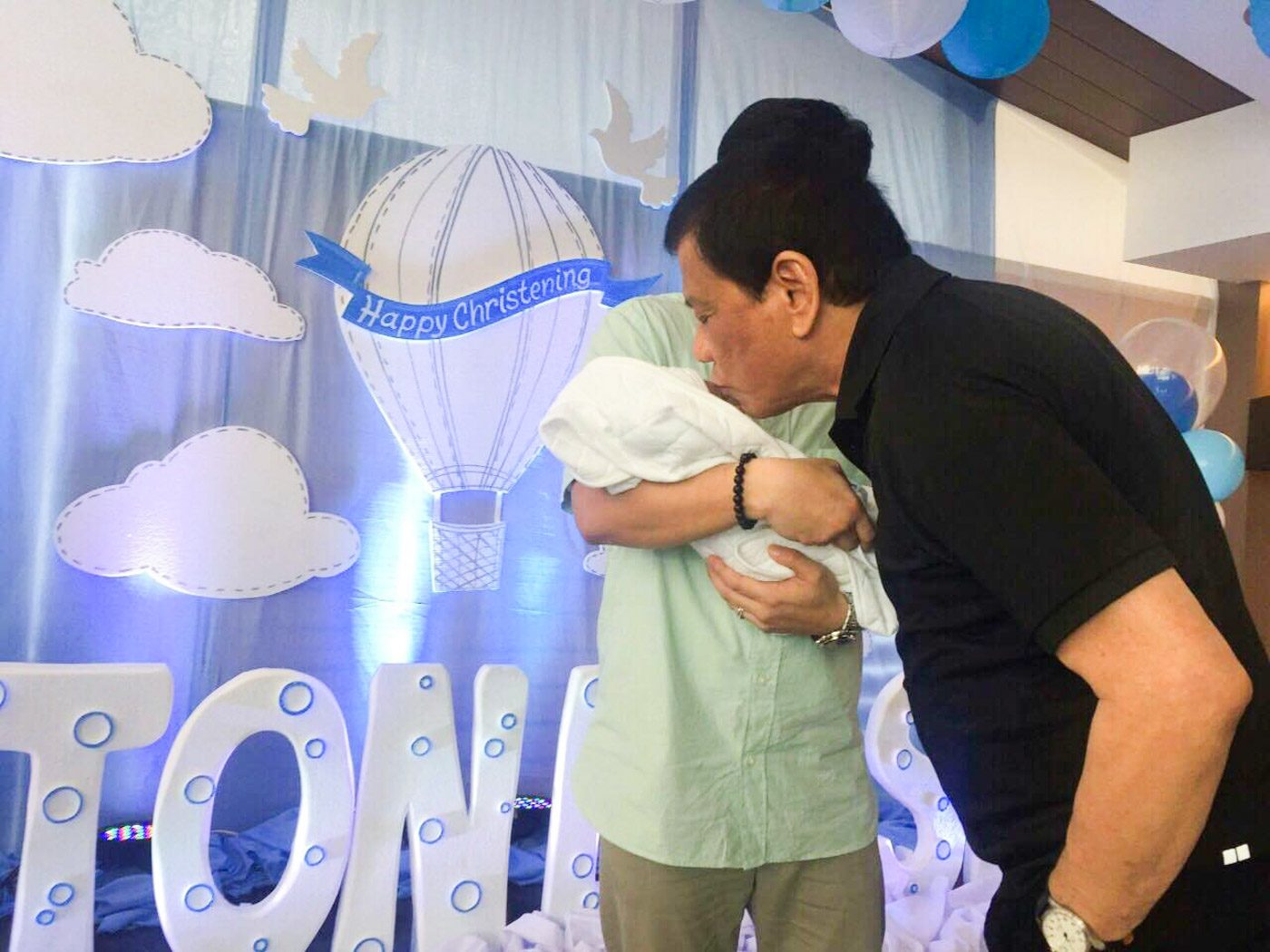 Duterte attends baptism party of grandson Stonefish