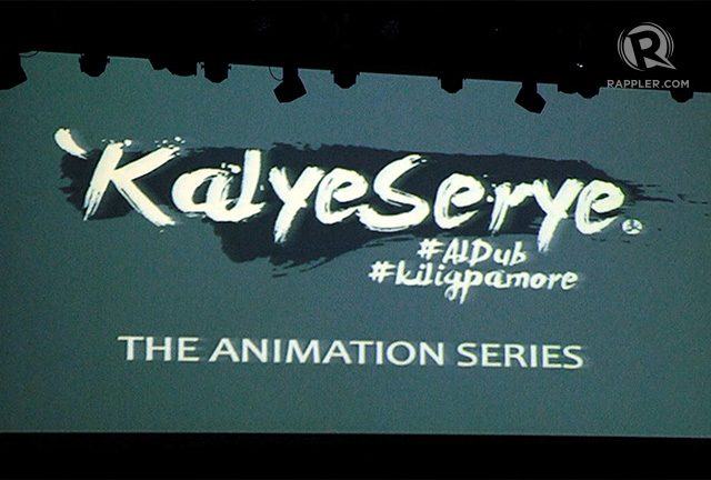 ANIMATED SERIES. Also teased in the event is a Kalyeserye animated series. Rappler screengrab 