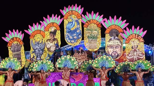 The 6 provinces as show by Puerot Princesa's dance group  