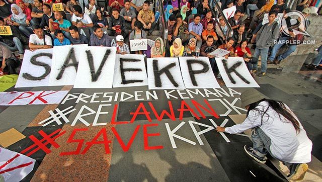 Sekolah antikorupsi mengajukan petisi penolakan revisi UU KPK