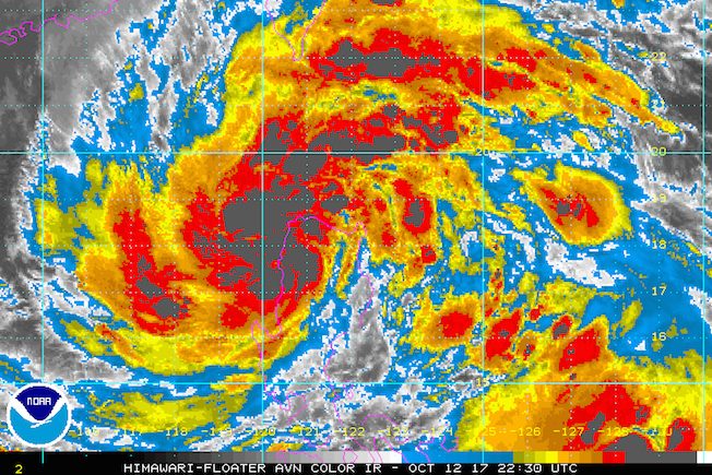 Tropical Storm Odette intensifies as it crosses Cagayan