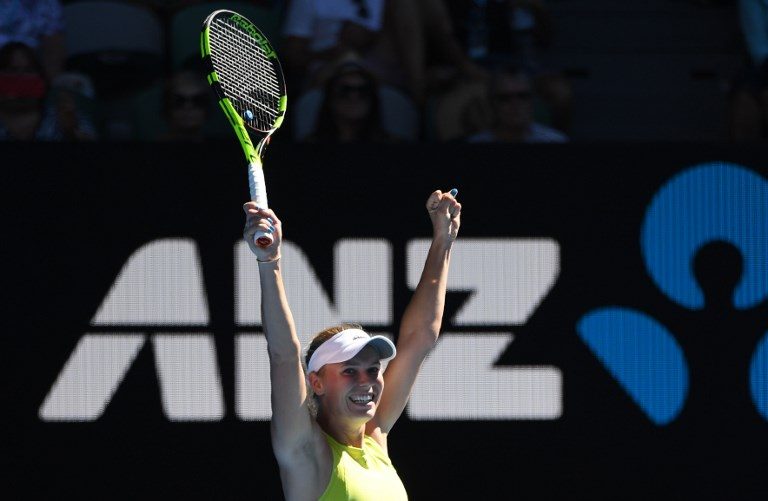 Wozniacki scrapes through Australian Open epic
