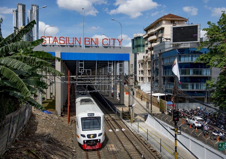 Jakarta launches first airport train to tackle gridlock