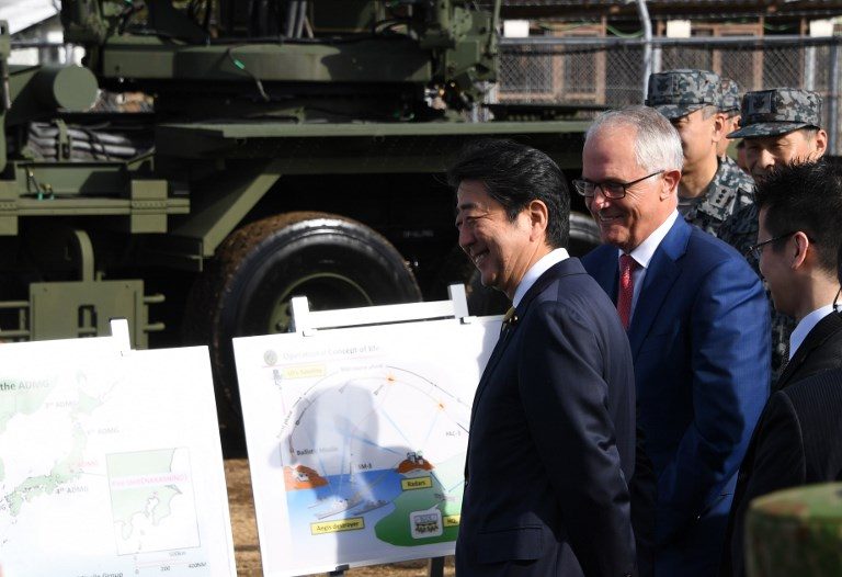 Japan, Australia push for defense pact amid regional tension