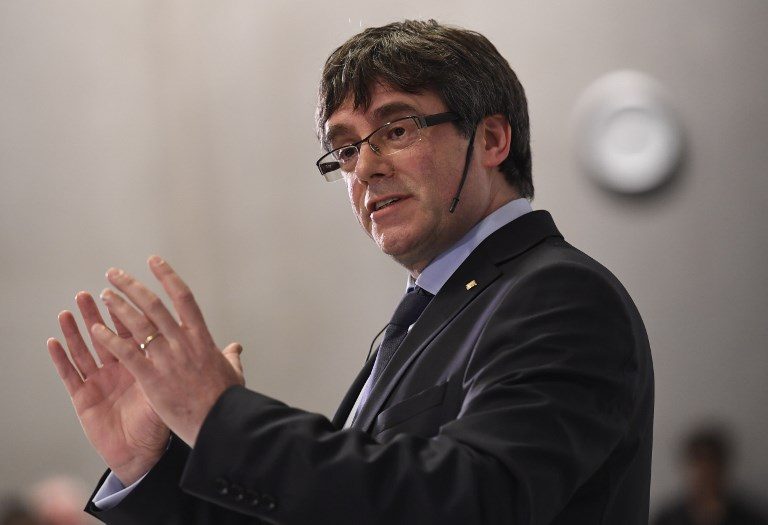 Puigdemont accuses EU of not defending rights in Catalonia