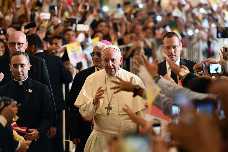 Pope urges end to violence against women