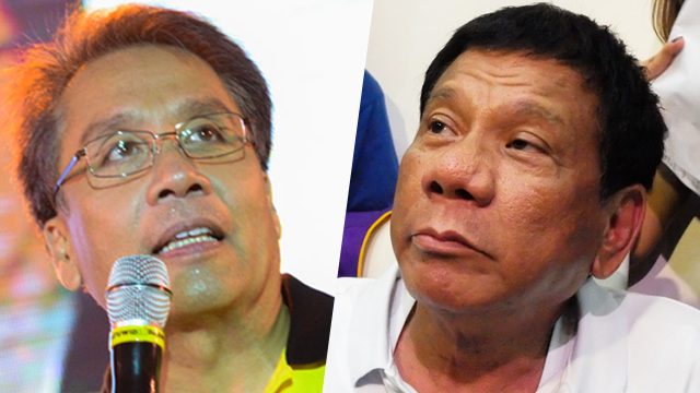 Roxas slams Duterte for ‘lying’ about BPI account