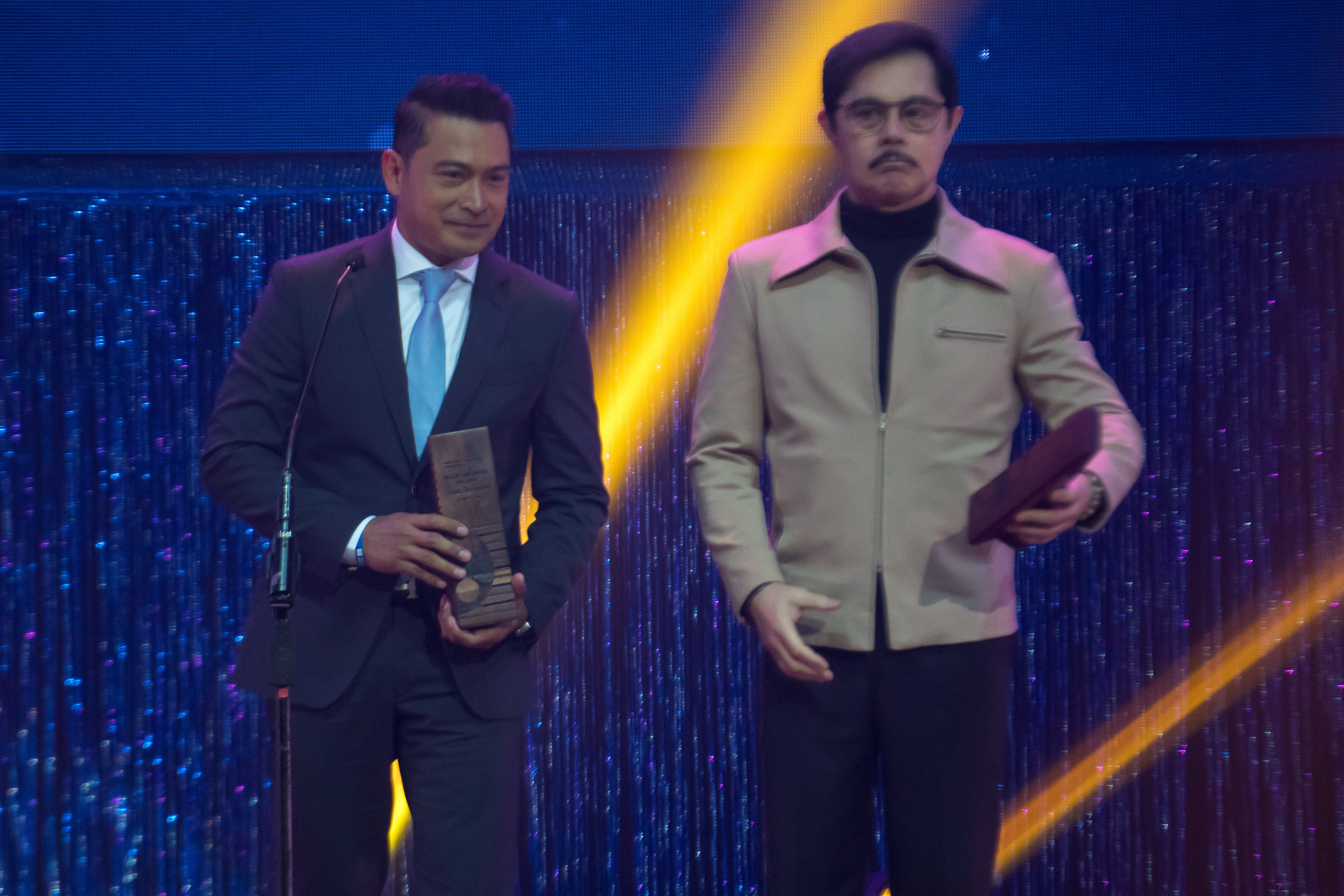 HALL OF FAME. Cesar Montano and Christopher de Leon receives the special award as part of the Hall of Fame. 