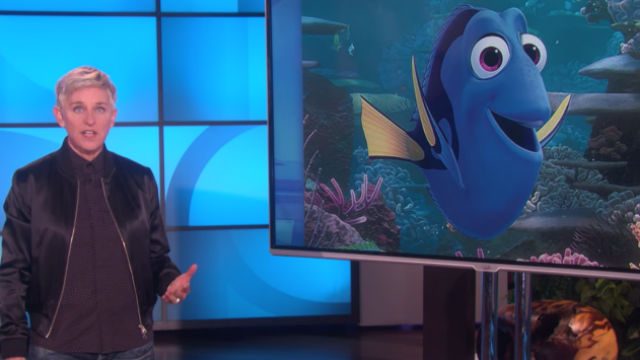 DORY'S STORY. Ellen DeGeneres discusses the story of Dory in relation to the controversial travel ban made by President Donald Trump; Screengrab from YouTube/EllenTube  