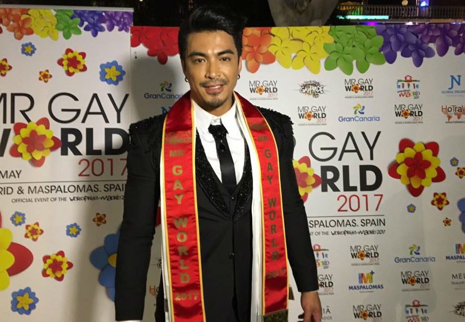 PH bet John Raspado wins Mr Gay World 2017