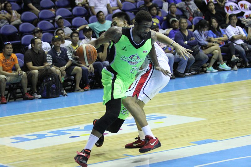 Import Jarrid Famous is happy to have helped bring Globalport to the next level. He has no plans of stopping. Photo by Mark Cristino/Rappler 