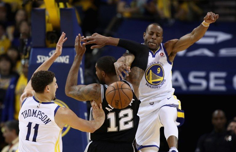 Durant steers Warriors past Spurs as Golden State wraps up series