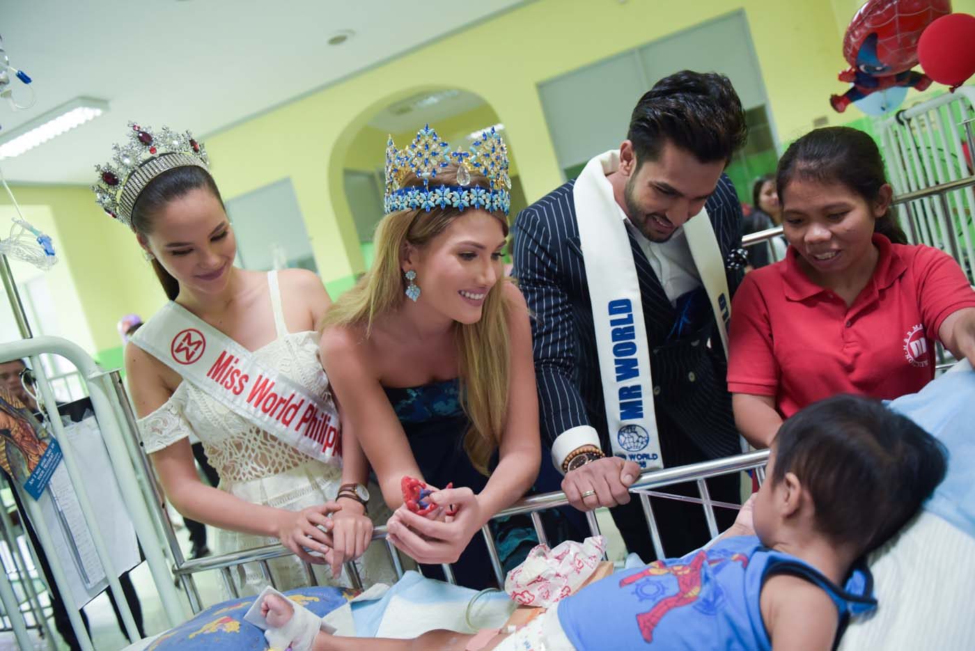 IN PHOTOS: Miss World, Mr World winners visit PGH