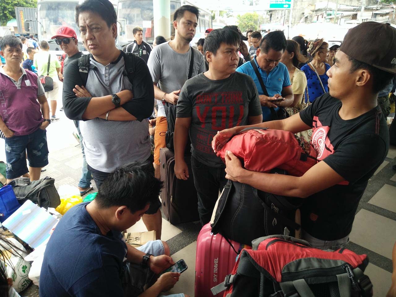 IN PHOTOS: Hundreds of passengers stranded by Tropical Depression Maring