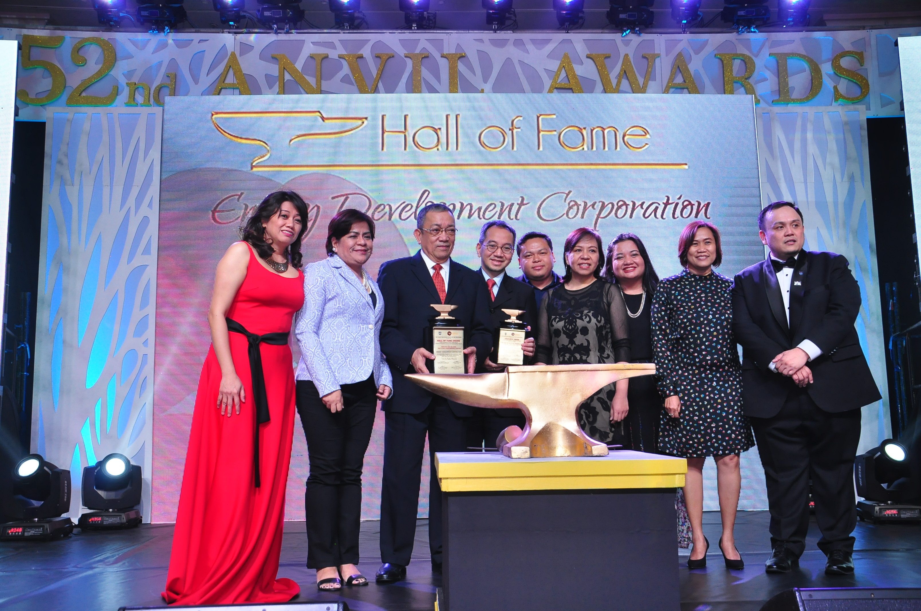 Energy Development Corporation, Hall of Fame – Annual Report, having won five consecutive Gold Anvil Awards 