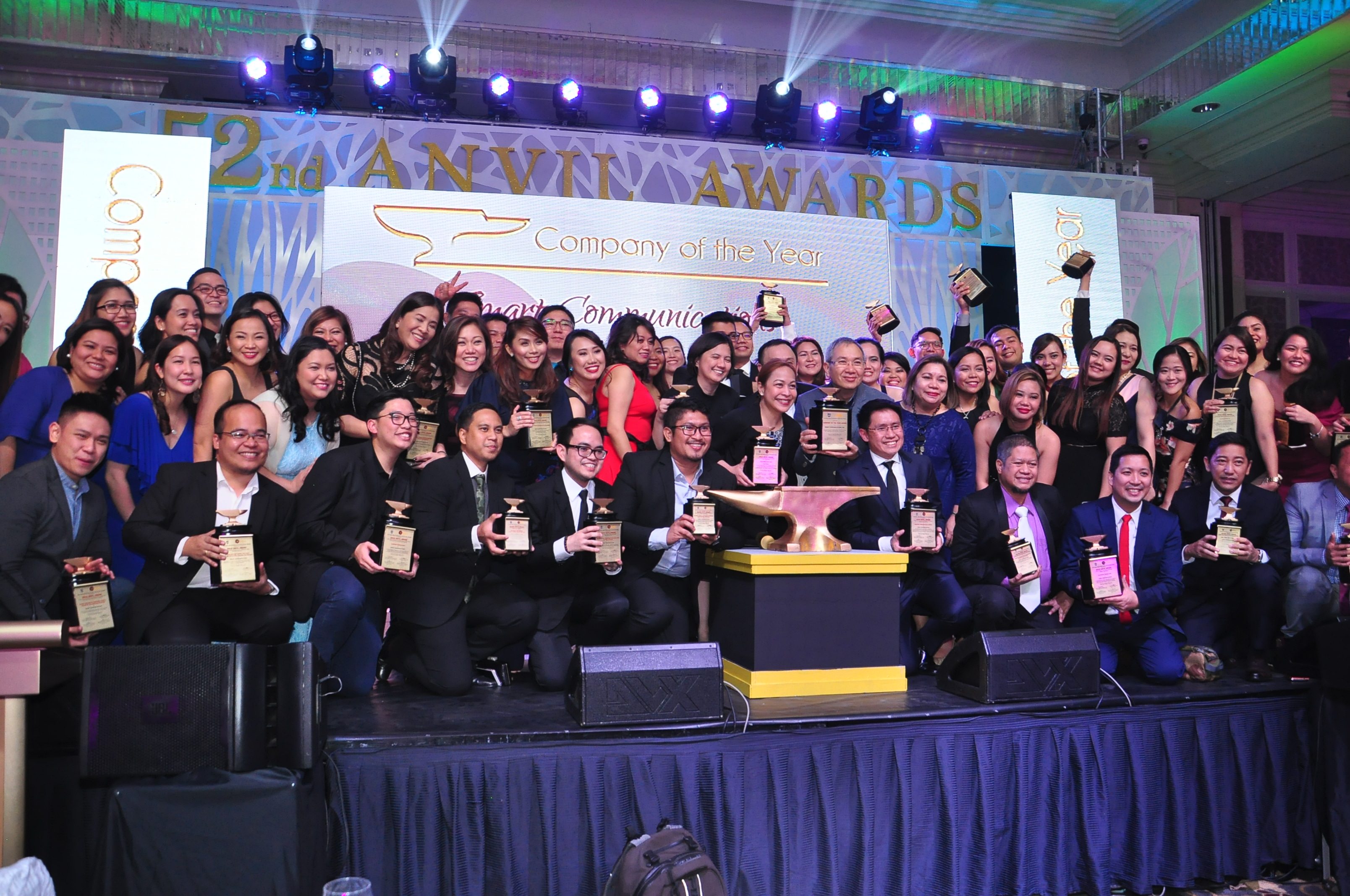 Smart Communications, Company of the Year for winning 11 Gold Anvil Awards and 6 Silver Anvil Awards (PR Programs category) and 5 Gold Anvil Awards and 2 Silver Anvil Awards (PR Tools category) 