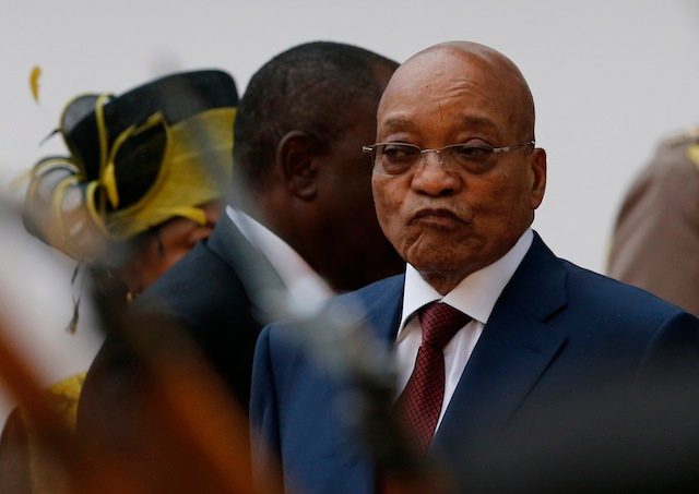 South Africa’s Zuma under fire over chaos in parliament