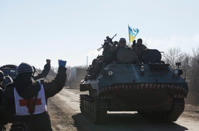 Ukraine calls for peacekeepers after rebels take key town