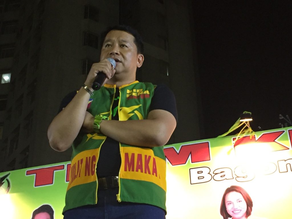 Kid Peña: Makati will be nat’l ‘laughing stock’ if you vote Binay