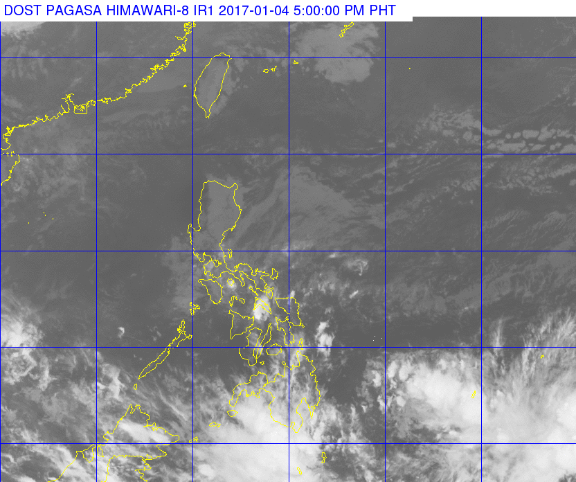 Light-moderate rain in parts of Mindanao on Thursday