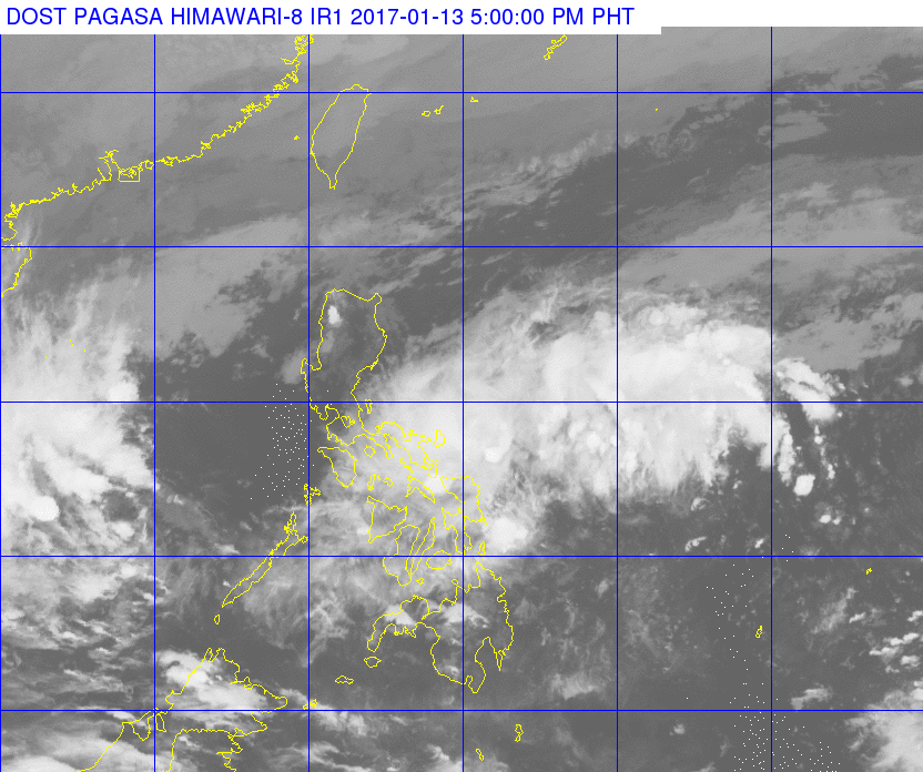 Moderate-heavy rain in parts of Bicol, Eastern Visayas on Saturday