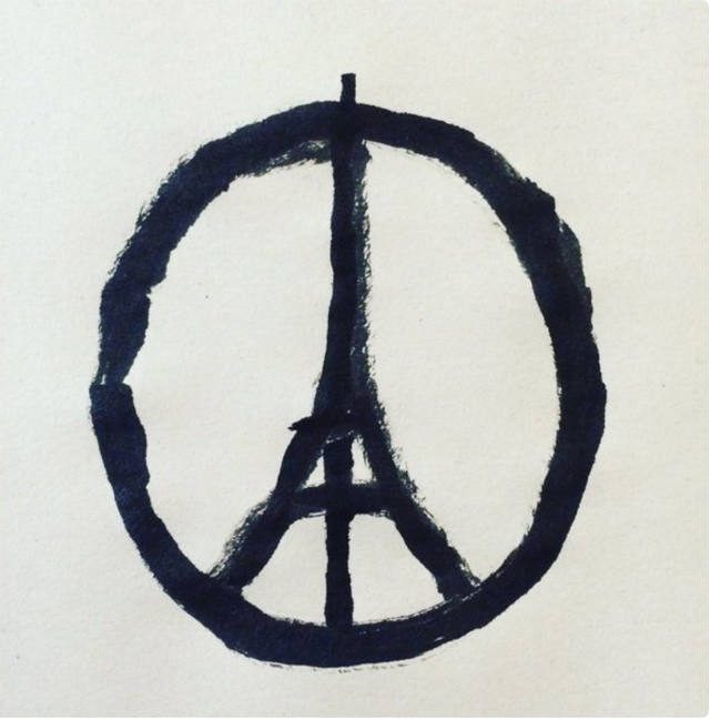 The viral ‘Peace for Paris’ symbol