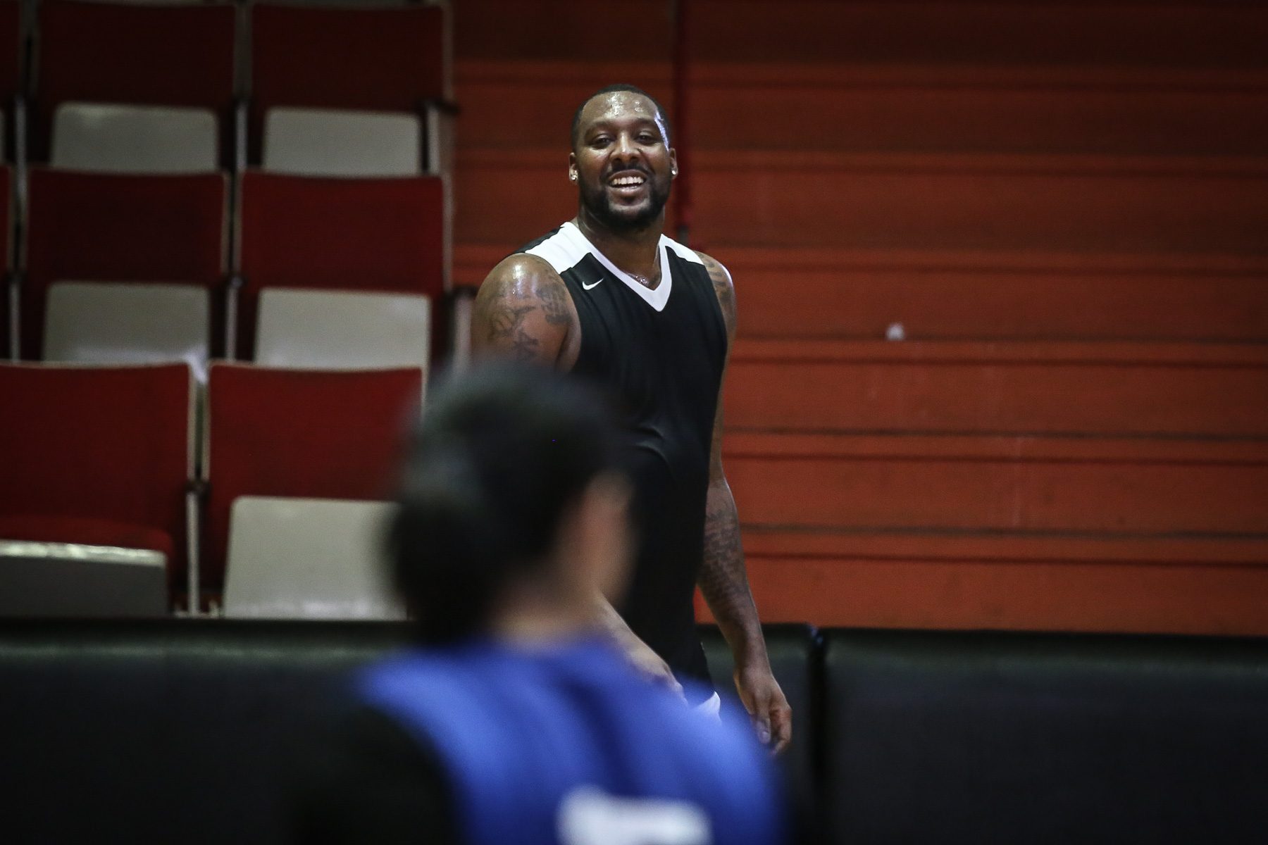 IN PHOTOS: Blatche all smiles as he settles in with Gilas ahead of SEABA tilt
