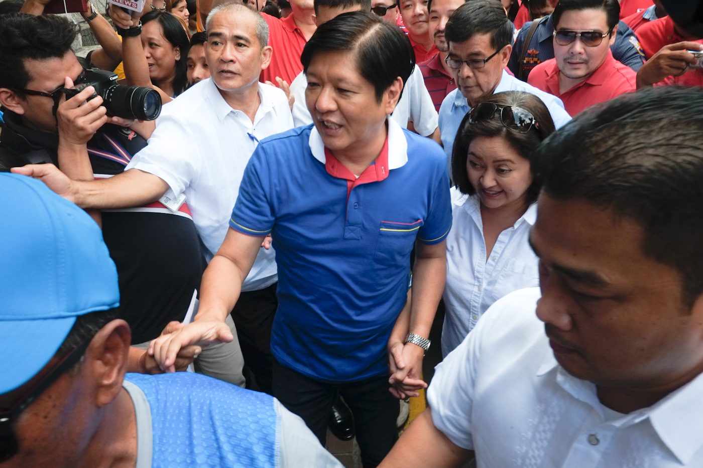 Bongbong Marcos files CoC for vice president