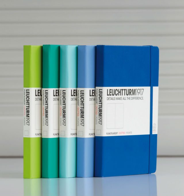 Leuchtturm notebooks and planners, ranging from P325 to P424. Photo courtesy of National Bookstore  