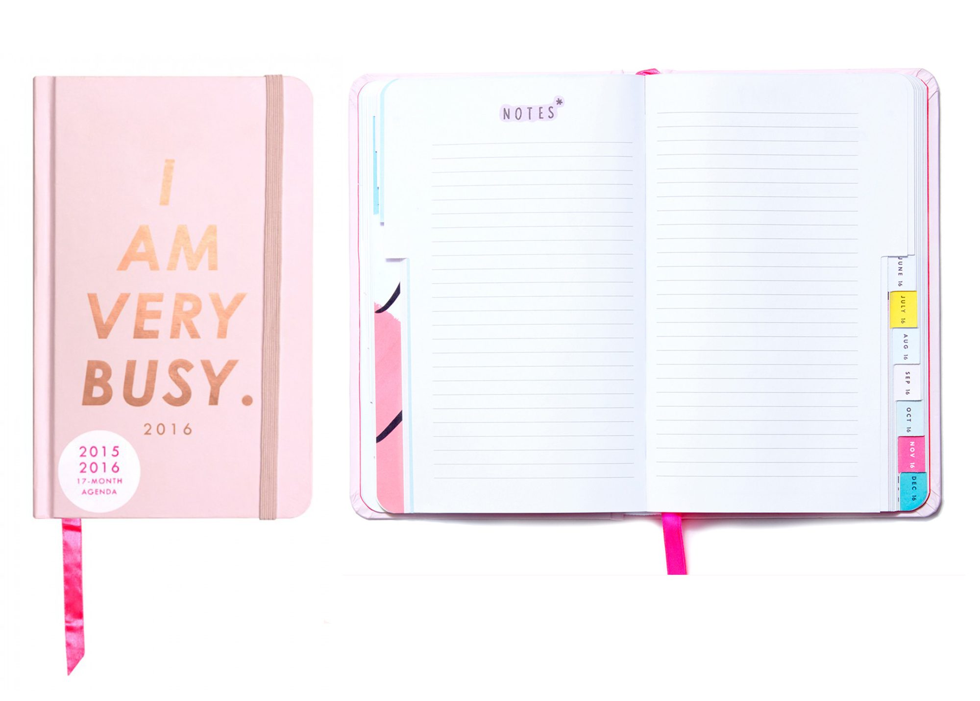 Ban.do 'I Am Very Busy' 17-month Agenda planner, P1599. Photo courtesy of National Bookstore 