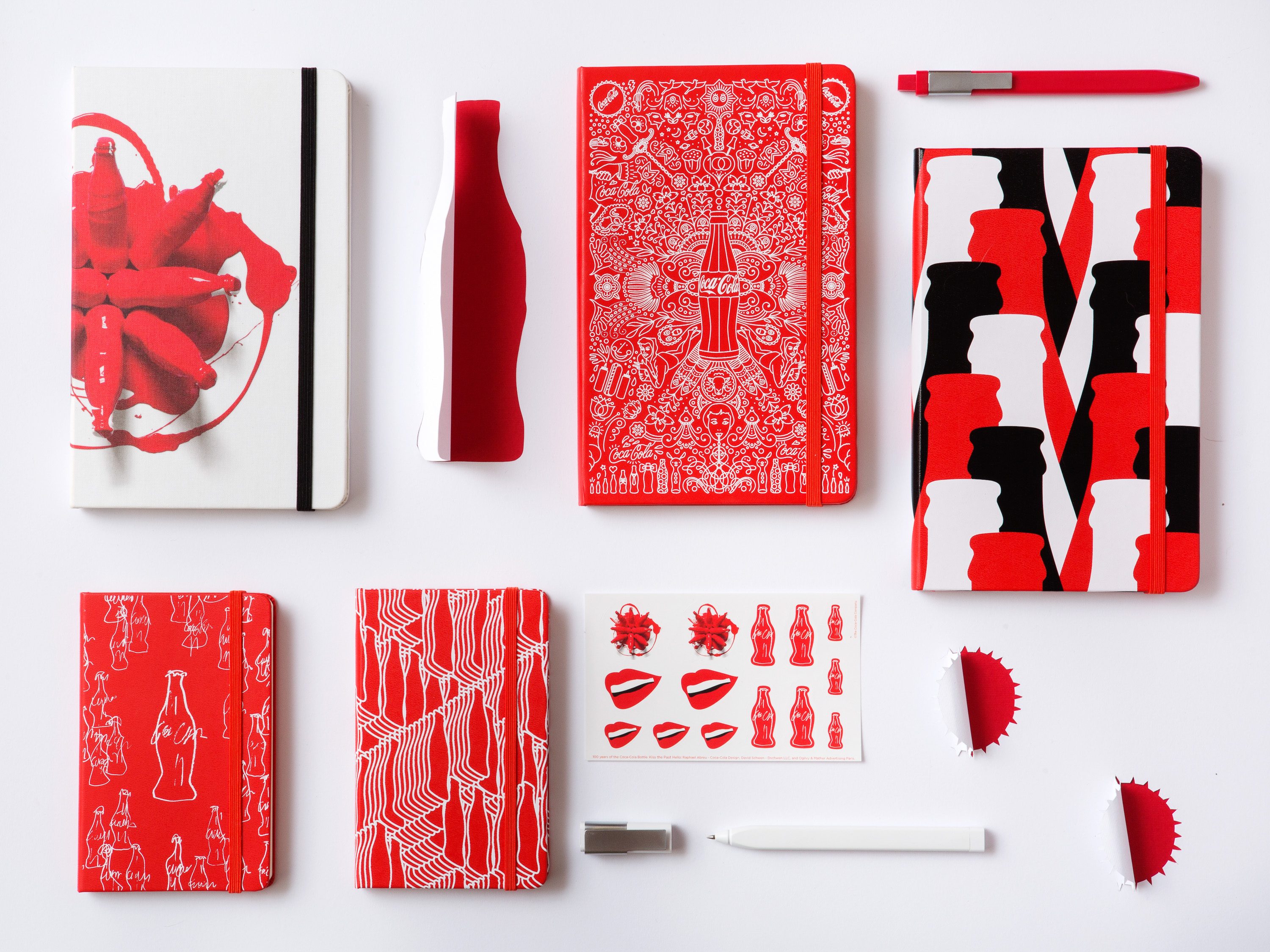 Moleskine Coca-cola Collection. Available from P1160 to P1580 at the following National Book Store branches: Glorietta 1, Greenbelt, Power Plant Mall-Rockwell, Shangri-La Plaza Mall, and Trinoma. Photo courtesy of National Bookstore  