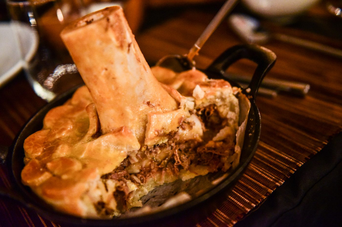 MOLLY'S MEAT PIE. This meaty dish would make Mrs. Weasley proud. Photo by Alecs Ongcal/Rappler 